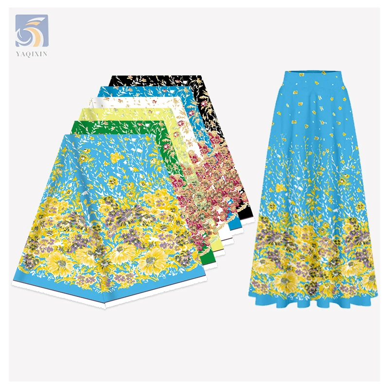 2025 Trending Floral Pacific Island Design Fabric Dress Poly Printed for Woman Polynesian Design Fabrics - 图片 5