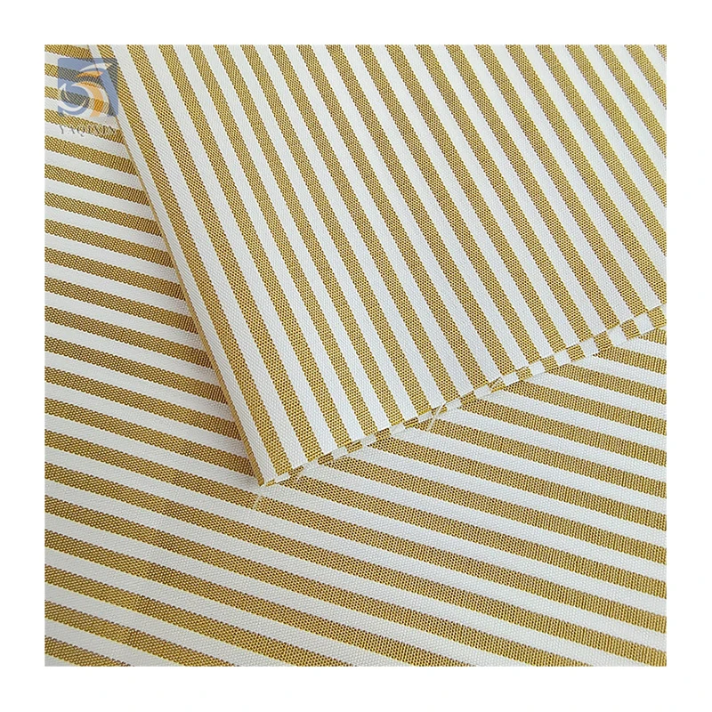 PLK012-1 Popular Designs Woven Yarn Dyed Fabric for Woman Shirt Dress Yarn Dyed High Stretch Stripe Fabric - 图片 3