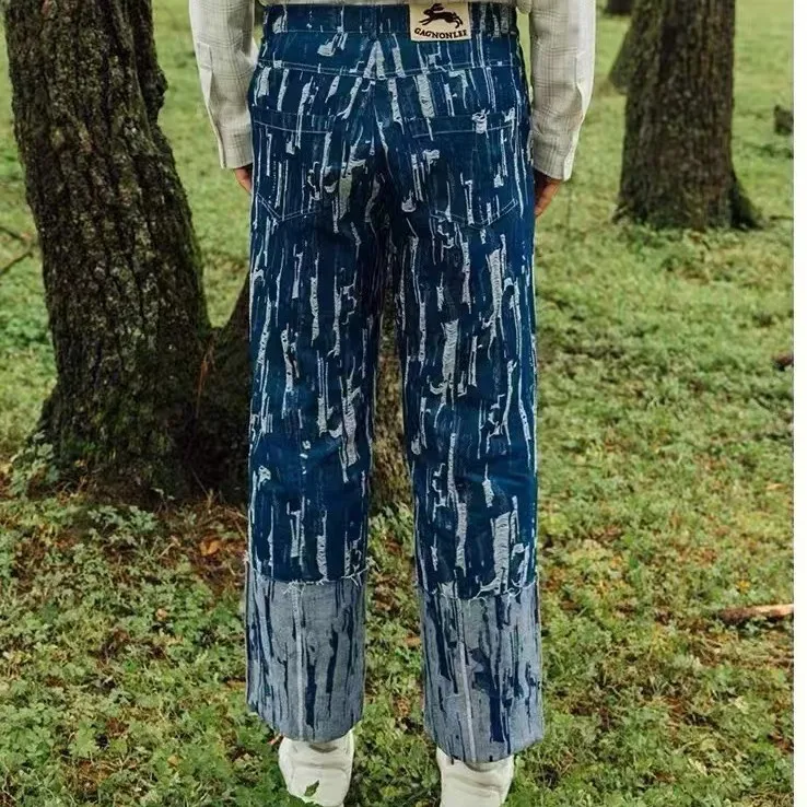 YX655 Fashionable 10*10 Woven 70 Cotton 30 Polyester 10oz Jacquard Washed Denim Fabric for Pants and Bags - 图片 4