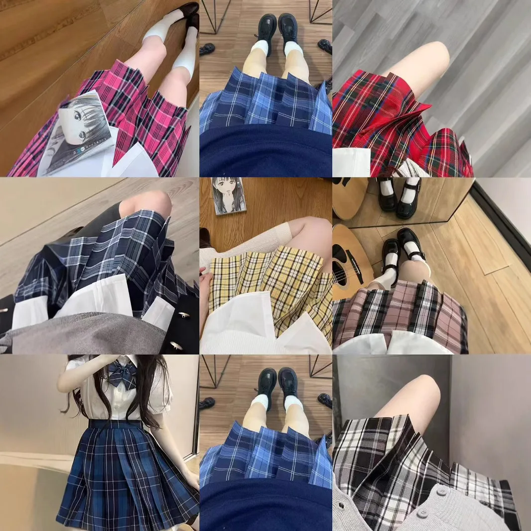 YX907 300D 170gsm African Girls School Uniform Kenya Polyester Jk Skirt Dress Fabric Purple Plaid Yarn-Dyed Fabric - 图片 6