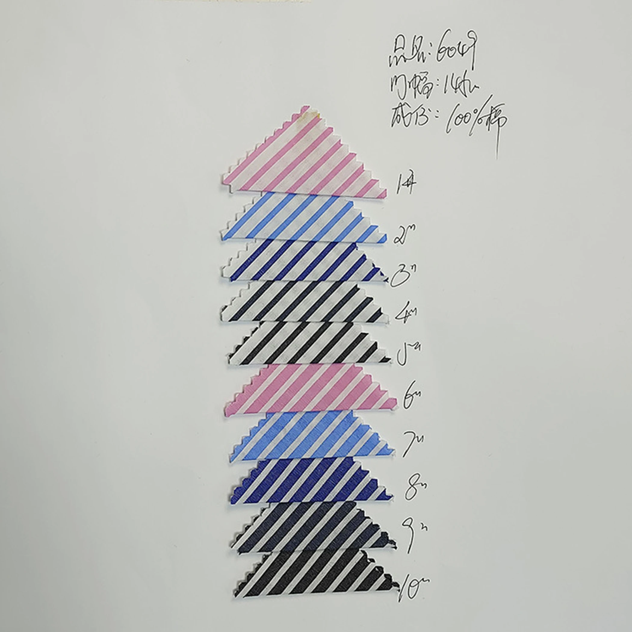 YDL6046 Wholesale 120gsm Yarn Dyed 100% Cotton Stripe Fabric Vertical Striped Cotton Fabric for Pants Suit Dress - 图片 5