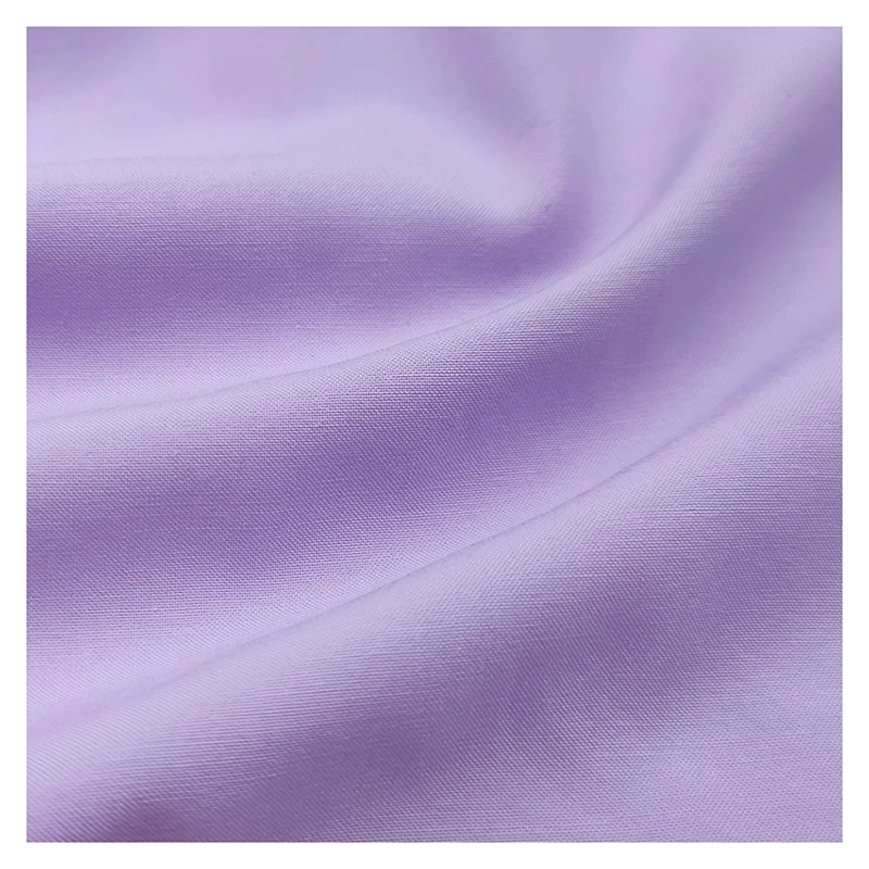 A2216 32S 150gsm White 60% Polyester Lyocell 40% Cotton Poplin Fabric Best Price by Per Meter - 图片 3