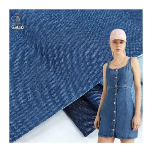 YX182 Alibaba Gold Top Supplier 12S Washed 8 oz Heavy Dark Blue Denim Fabric 100% Cotton for Jacket&Shirts