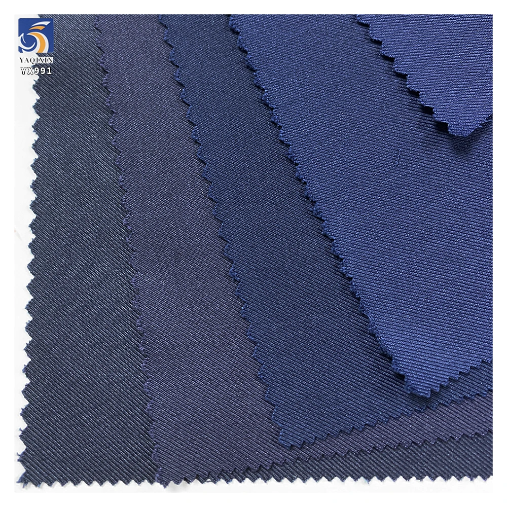 YX991 240gsm 70% Polyester 30% Cotton Royal Blue Suit TR Twill Fabrics Double-Sided Fine Twill School Uniform Suiting TR Fabric - 图片 4