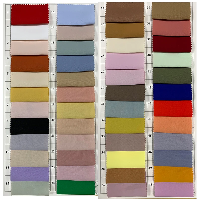 YX868 Matte Satin Fabric Drape Polyester Smooth Women's Dress Fashion Fabric Middle East Robe Fabric - 图片 3