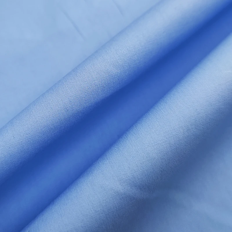 High Quality 95gsm Plain Weave Australian Combed Cotton Fabric for Women's Shirt Fabric with High Color Fastness - 图片 4