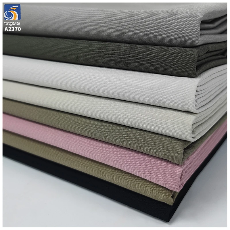 A2370 140gsm Vintage Jacquard Pants Fabric Composite Silk 95% Rayon 5% Spandex Stretch Fabric for Shirt and Casual Pants - 图片 6