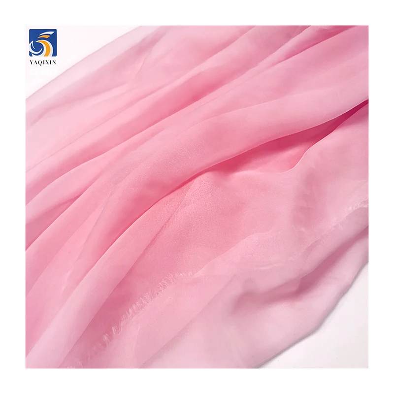 YX56# Premium Silky Soft 100% Polyester Pure Silk Chiffon Material Fabric for Wedding - 图片 5