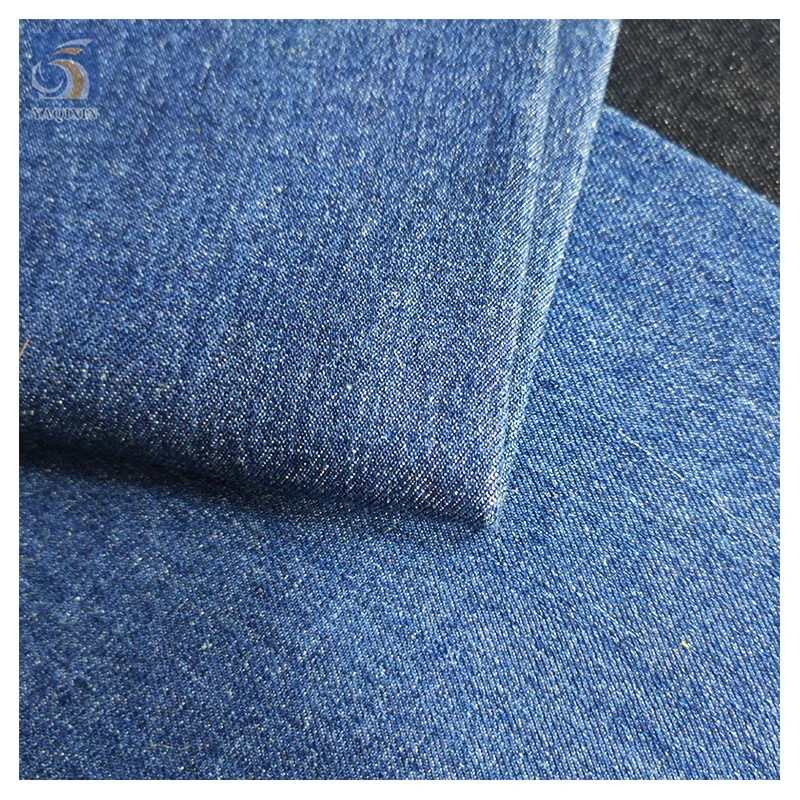 Premium Custom 100 Twill Cotton Textile Denim Fabric 12 oz Plain Washed Denim Jacket Jeans Fabric Cotton Pakistan - 图片 4