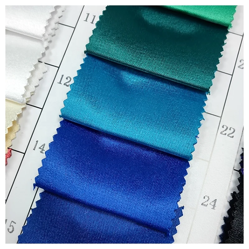 YX17 2 Way Stretch Wedding Dress Satin 170gsm Matte Thick Satin Plain Weave for Dress Dress - 图片 2