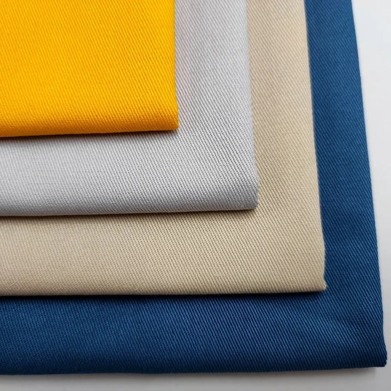 A2176 16*12 260gsm Dyed Woven Twill Chino Fabric 100 Cotton Men's Workwear Fabric - 图片 6