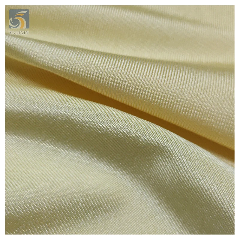 YX503 Wholesale Price Glossy Shimmer 90 Polyester 10 Spandex Four Way Elastic Fabric for Swimsuit Leggings Yoga Clothing - 图片 5