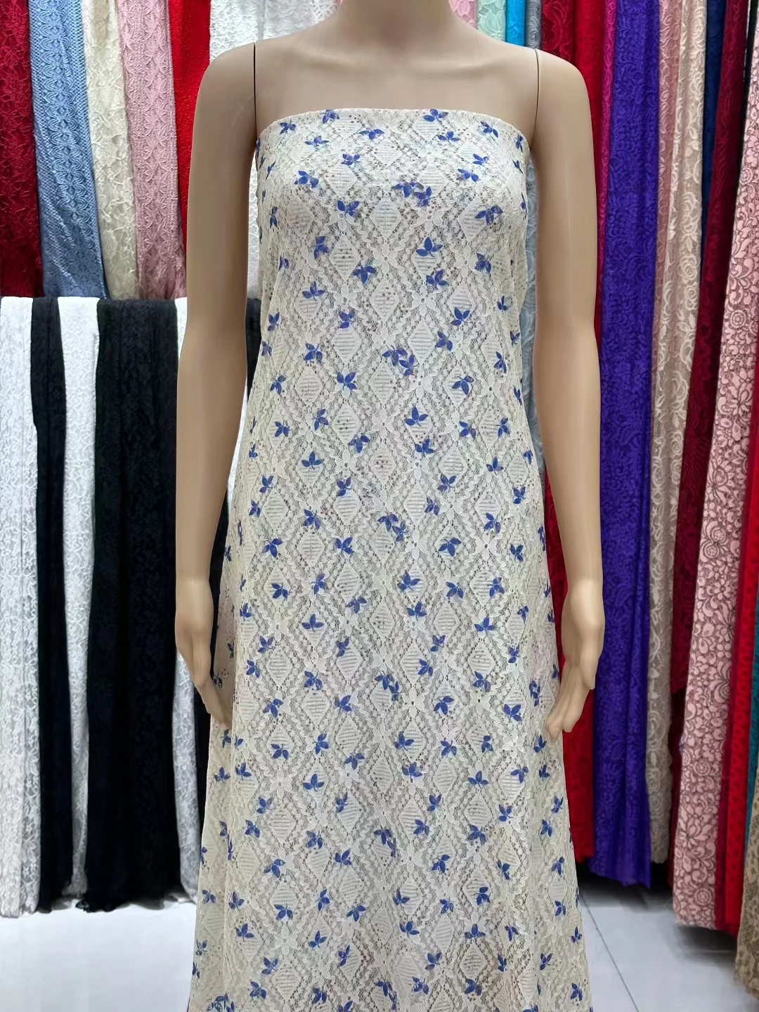 YX743 OEM&ODM Custom Sexy Design Spandex Chantilly Mesh Stretch Leopard Print Lace Fabric Knitted for Lingerie Underwear - 图片 6