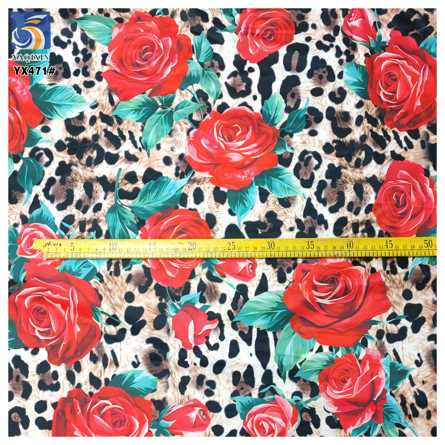 Polyester Spandex Mesh 4 Way Stretch Fabric for Swimsuits Digital Print Flowers Dress 4 Way Stretch Net Mesh Fabric - 图片 5