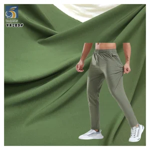 2772 Stretch 125gsm 95%Polyester 5%Spandex 4 Way Stretch Fabric Drape Soft Wrinkle-Resistant Outdoor Sports Pants Fabric