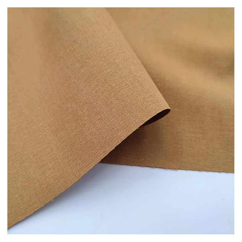 A2217 210gsm Wholesale Price Woven Washed Dyed 50% Cotton 50% Lyocell Twill Fabric Wide Leg Pants Fabric - 图片 3