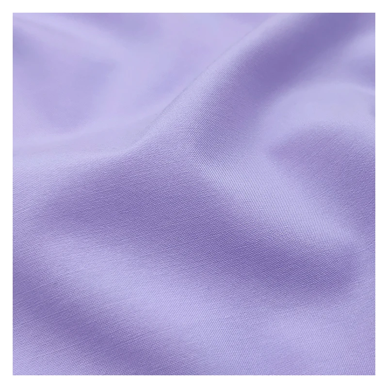 A2216 32S 150gsm White 60% Polyester Lyocell 40% Cotton Poplin Fabric Best Price by Per Meter - 图片 4