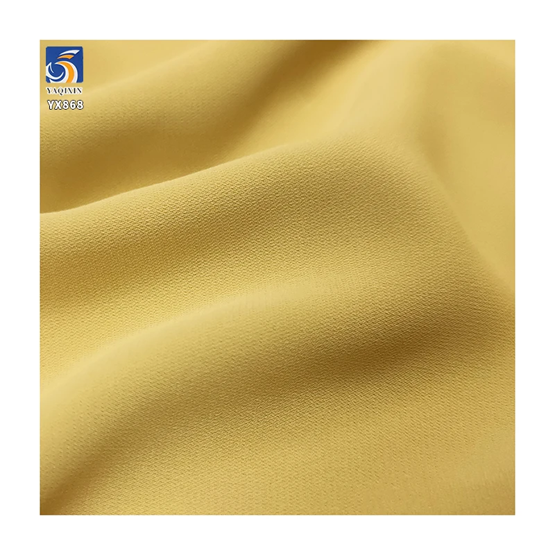 YX868 Matte Satin Fabric Drape Polyester Smooth Women's Dress Fashion Fabric Middle East Robe Fabric - 图片 6