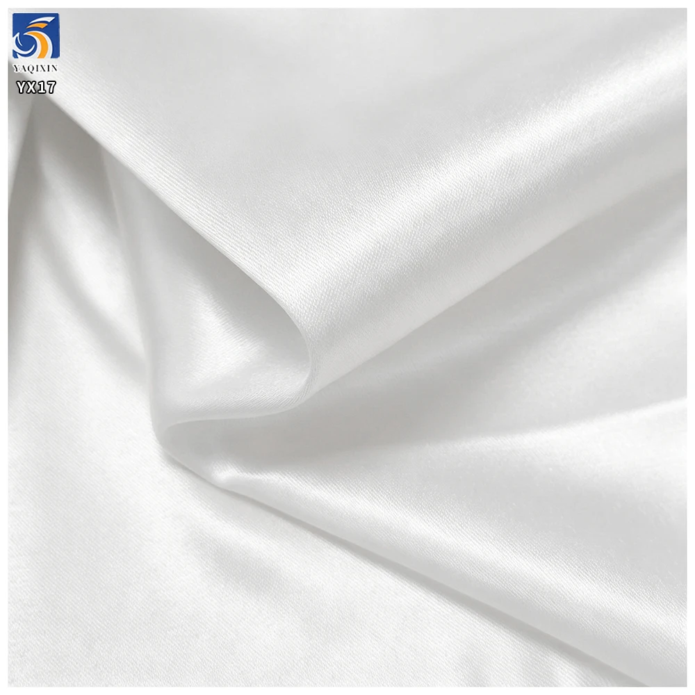 YX17 2 Way Stretch Wedding Dress Satin 170gsm Matte Thick Satin Plain Weave for Dress Dress - 图片 3