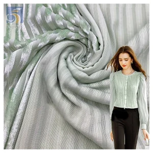 Super Soft Velvet Pleated Fabric 210gsm New Gold Velvet Polyester Korean Stretch Velvet Flocking Strip Fabric
