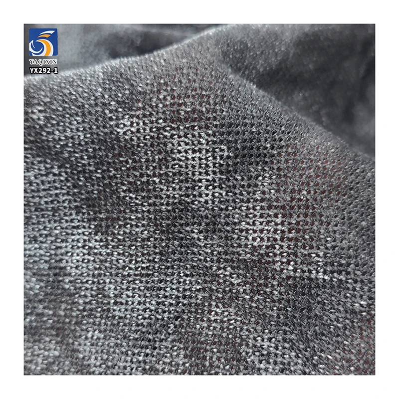 YX292 100gsm Wholesale Four Way Stretch Velvet Mesh Fabric for Women Shirt Fabric - 图片 3