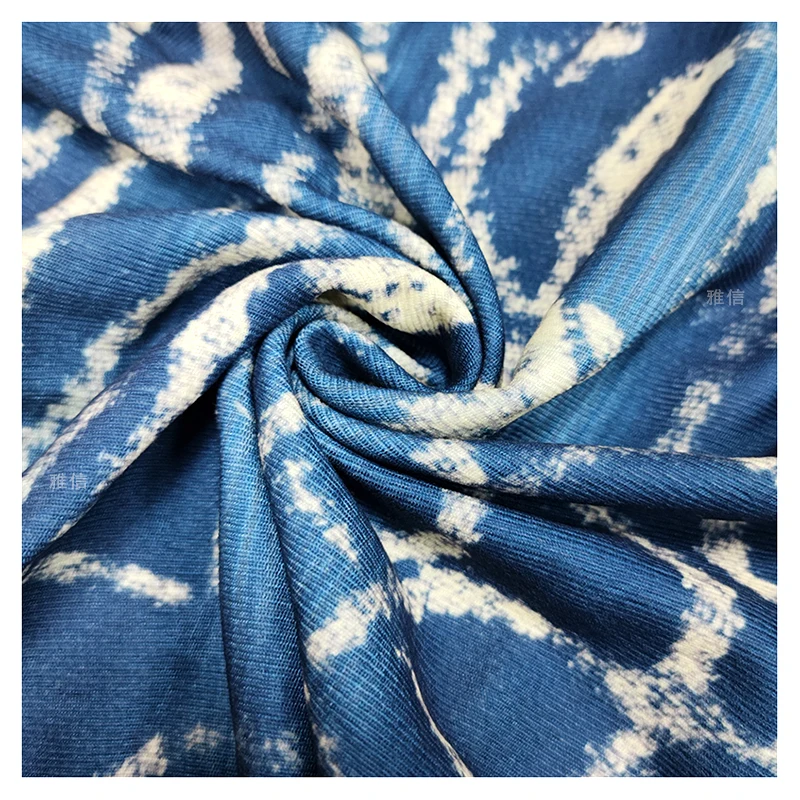 YX2270 Handmade Custom Pattern Printed Twill Polyester Fabric Samoan Polynesian Tribal Ethnic Printed Fabrics - 图片 4