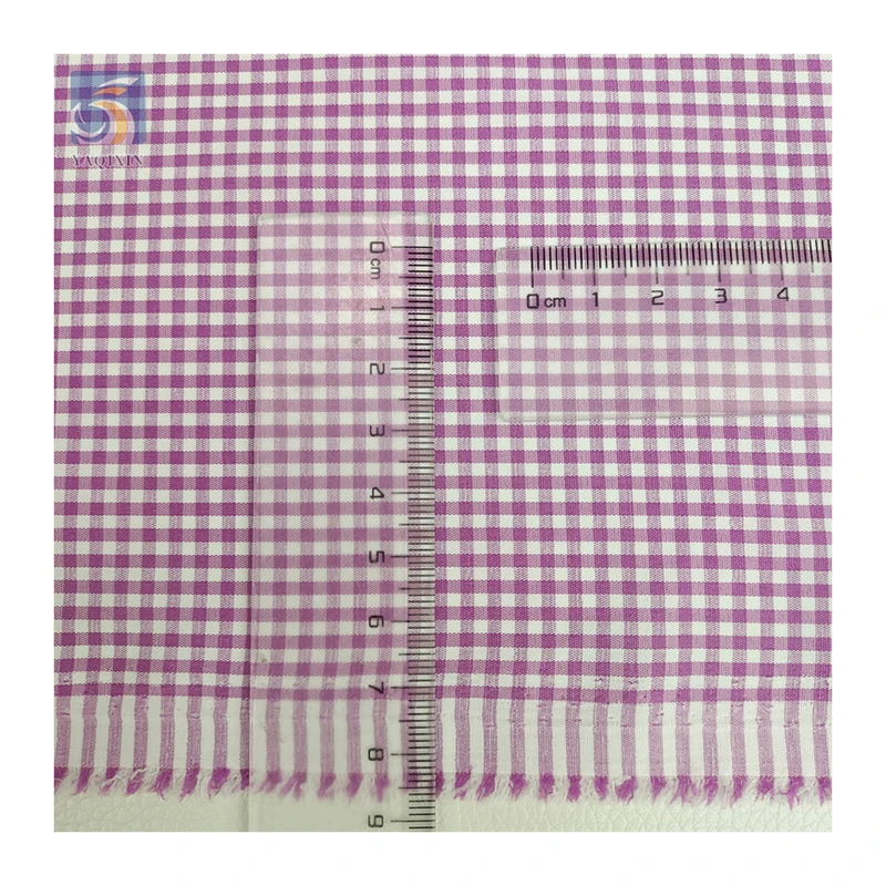 PLK016 Klein Blue/Mint Green Stretch Small Lattice Plaid Fabric 2mm/5mm/8mm/10mm Yarn Dyed Shirt/Dress Fabric - 图片 4