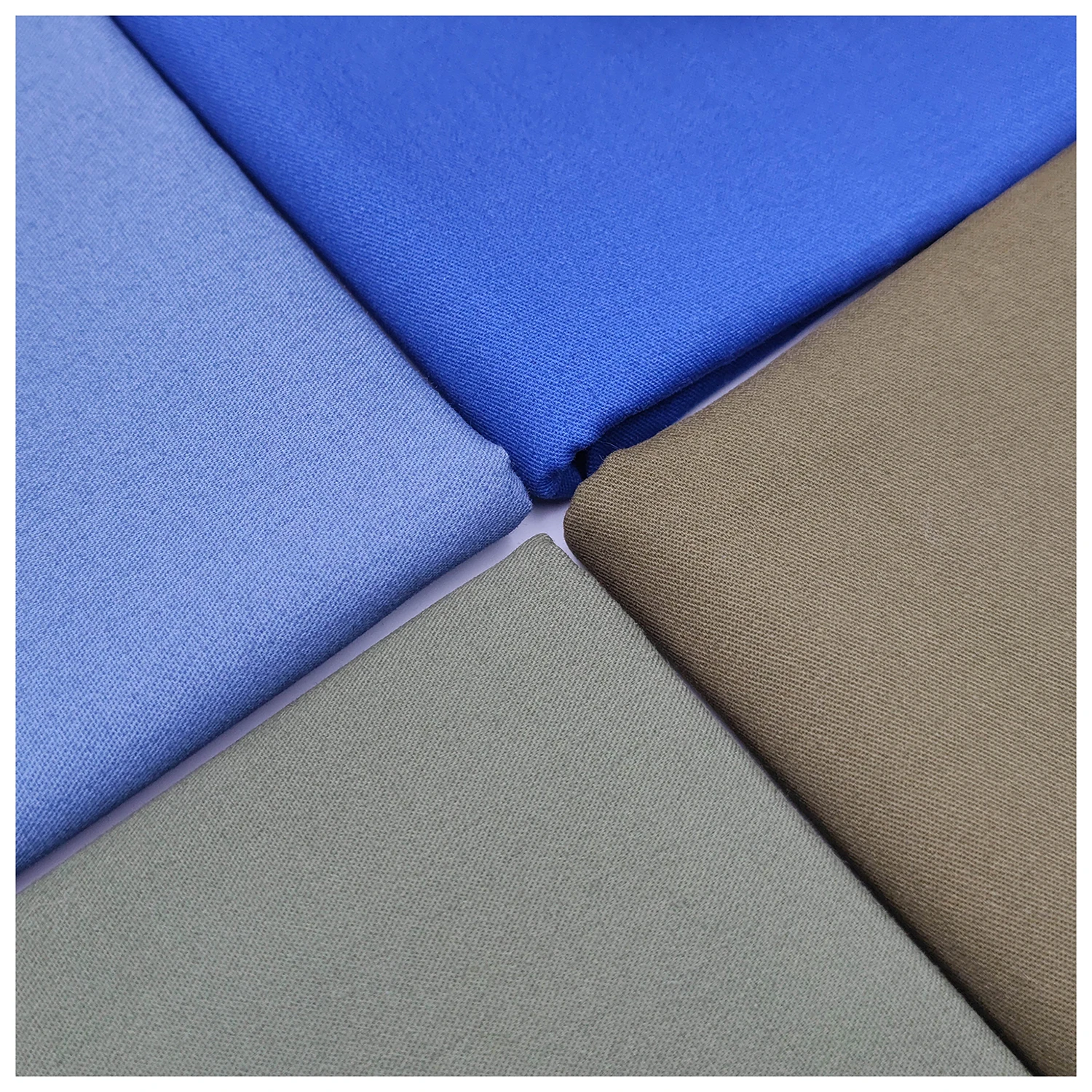A9298 180gsm Plain Color Woven High Density Khaki Twill Chino 100% Cotton Fabric for Jacket/Garment - 图片 4