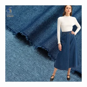 YX156 Good Quality Price 16*16 Washed Dyed Blue 100% Cotton 6 oz Denim Fabric for Jeans Pants