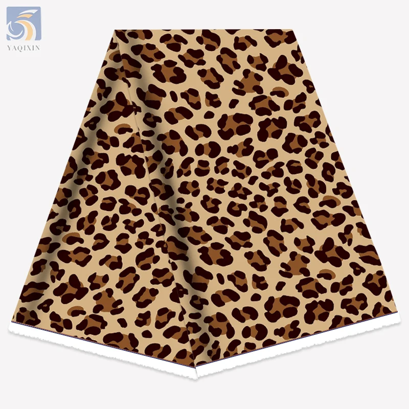 Custom Printed Spandex 4 Way Stretch Fabric Yoga Sportswear Spandex Legging Fabric Animal Leopard Print Fabric - 图片 4
