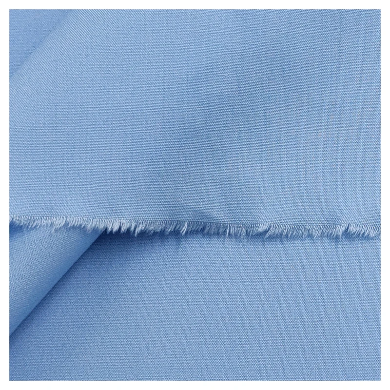 A2134 High Quality Australian Cotton Fabric for Women Dress Polyester Cotton Poplin Fabric Shirt Fabric Woven Plain - 图片 5