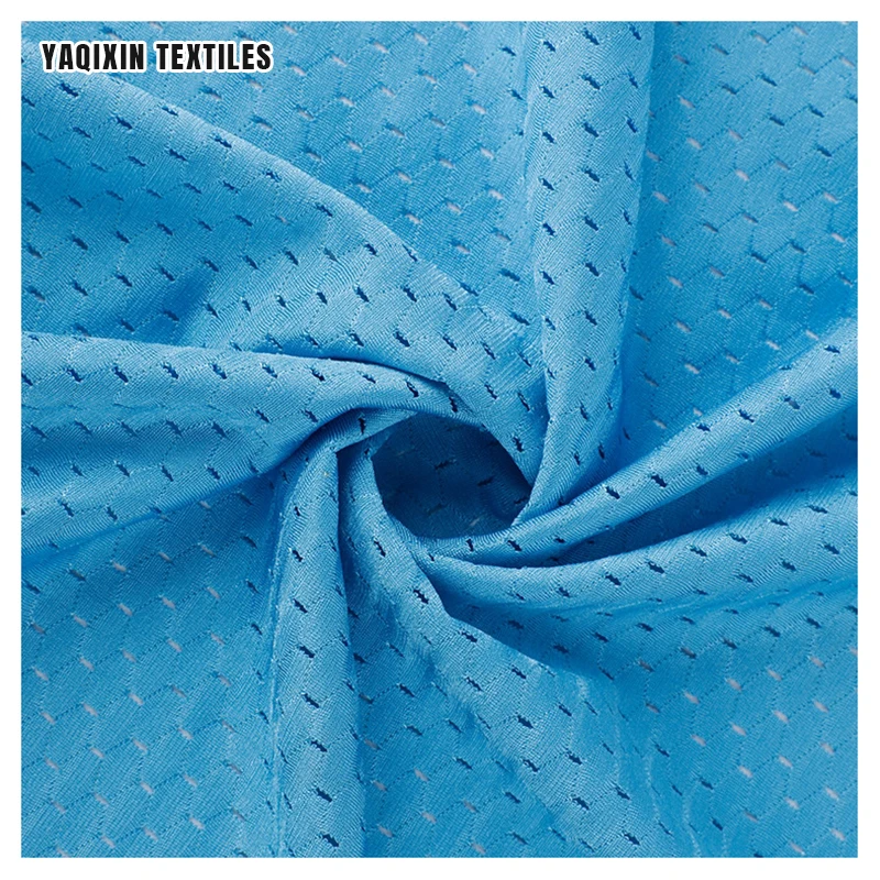 Cheap Polyester Spandex Stretch Mesh Fabric 180gsm Knitted Elastic Breathable Sportswear Basketball Mesh Vest Fabric - 图片 4