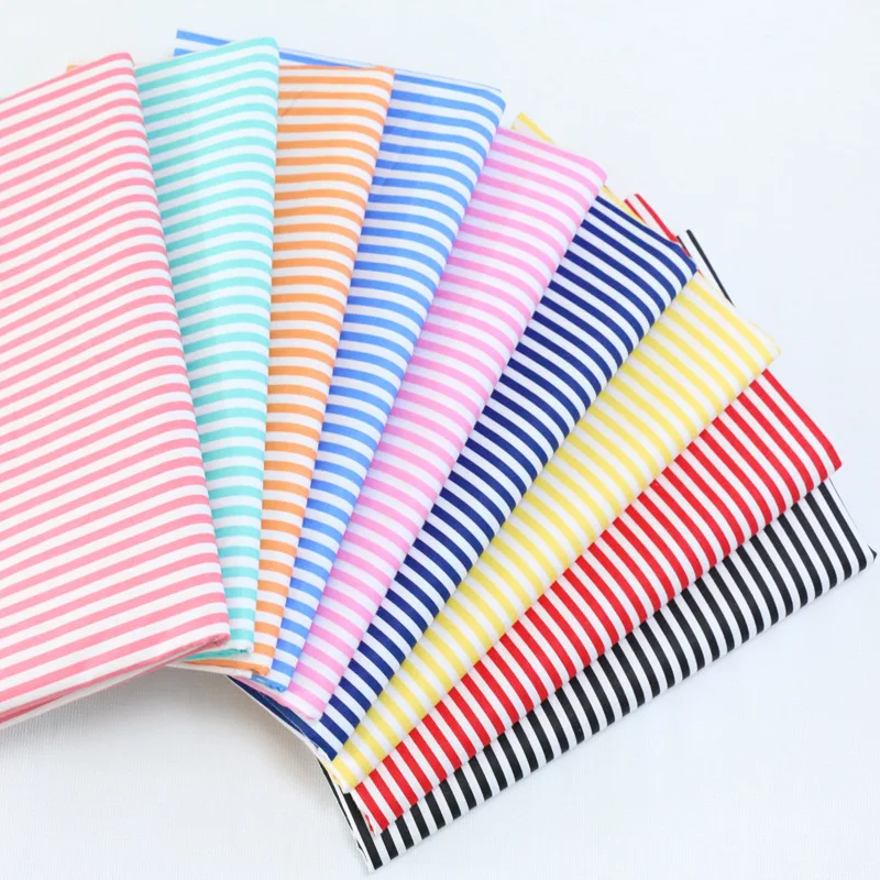 Yaqixin Factory Wholesale 5MM Geometric Stripe Cotton Twill Fabric Single Layer Printing Polo Shirt Men's Fabric - 图片 6