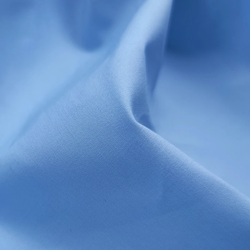 A2134 High Quality Australian Cotton Fabric for Women Dress Polyester Cotton Poplin Fabric Shirt Fabric Woven Plain - 图片 4