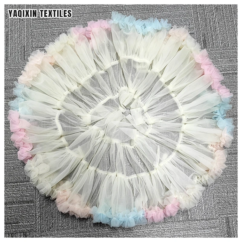 Guangzhou Manufacturer New Arrival Children Girls Sweet Princess Tutu Skirt Pettiskirts Tulle Ruffle Mesh Skirt - 图片 6