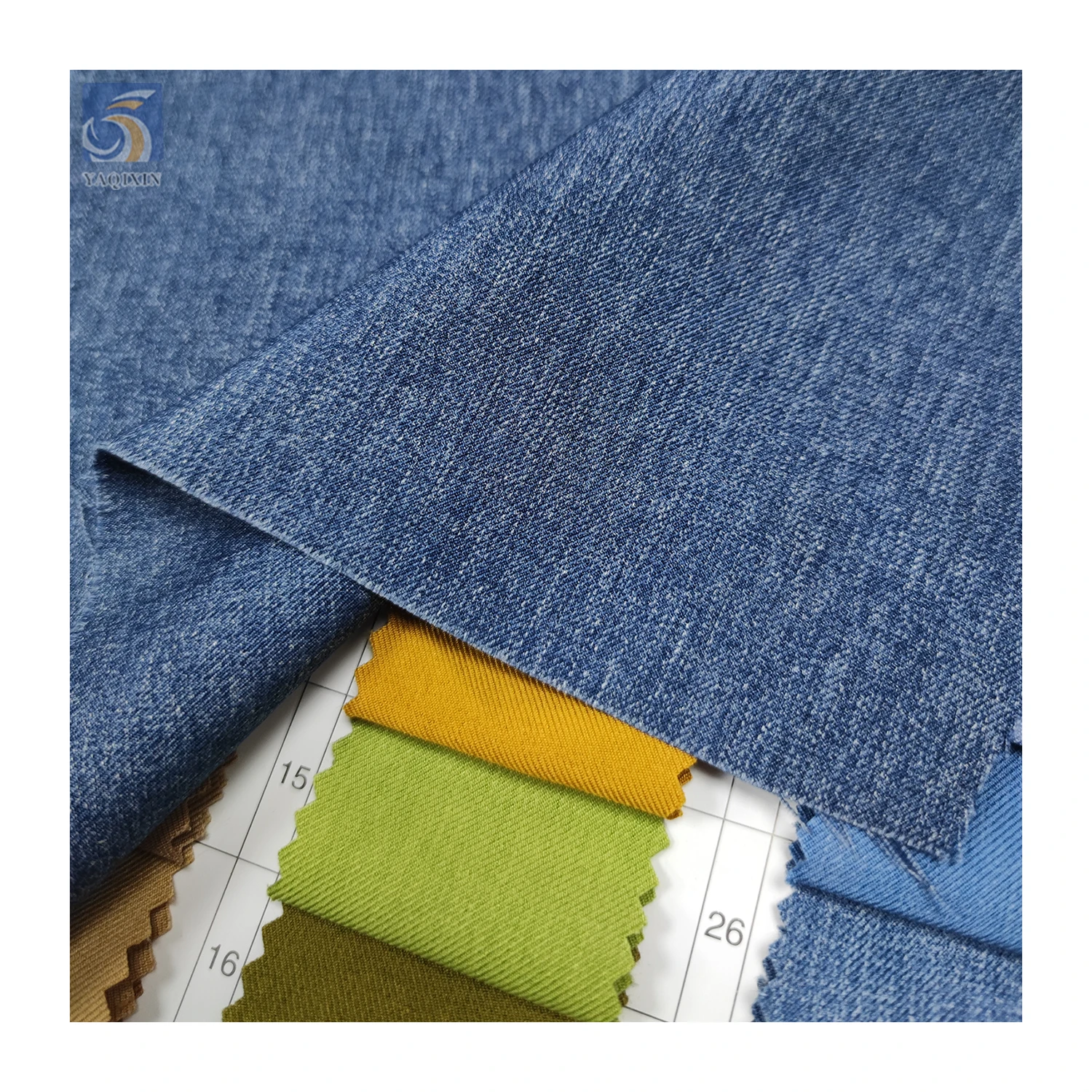 HL022 230gsm Wholesale 78/20 Polyester/Rayon Spandex Suit Fabric Polyester Stretchy TR Twill Fabric - 图片 3