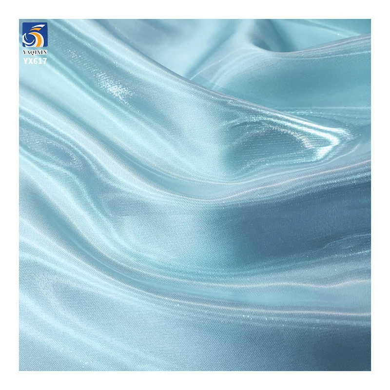 YX617 Inexpensive Satin Fabric China Width 150cm 110gsm Shiny Glossy Polyester Satin Fabric for Party Dress Making