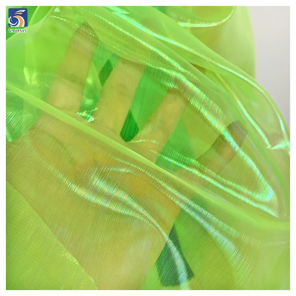 Wholesale Prices Solid Organza Fabric Transparent Glossy Liquid Organza Polyester Fabric for Wedding - 图片 5