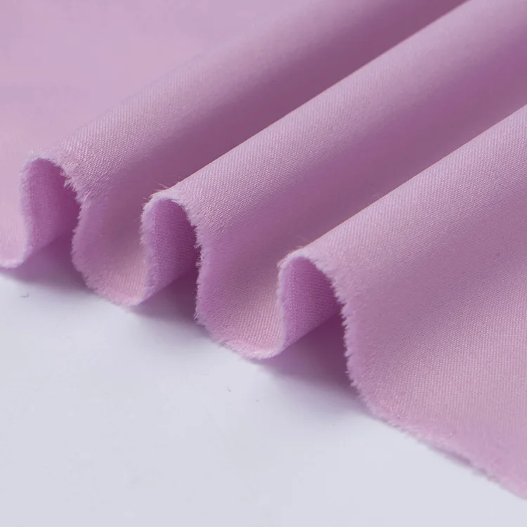 YX85 115cm Wide Charmeuse 140gsm 95 Polyester 5 Spandex Woven Dyed Satin Fabric High Stretch Matte Duchess Satin Fabric - 图片 6