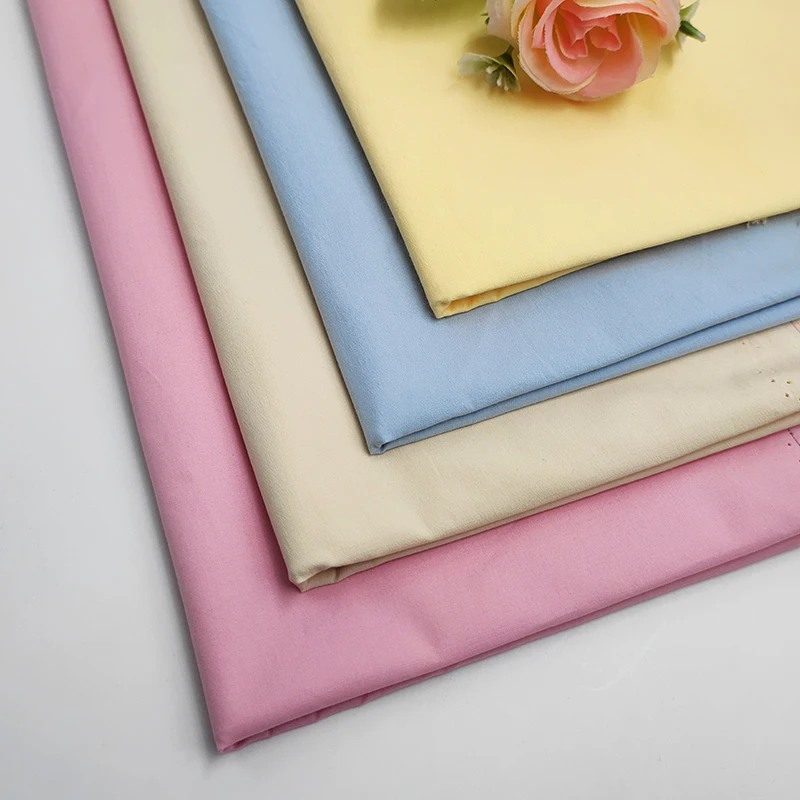 A2131 125gsm 60S Stretch Washed Cotton Poplin Fabric for Ladies Shirt Dress Fabric - 图片 5