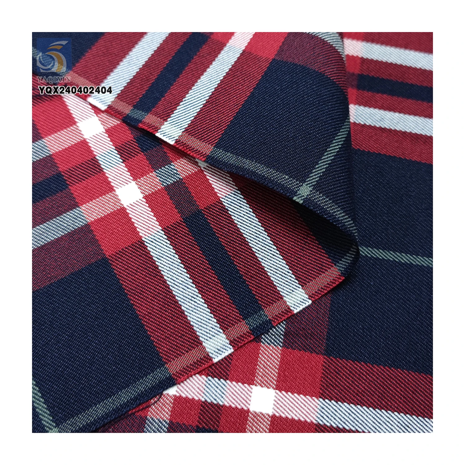 High Quality 190gsm 60 Cotton 40 Polyester 60 Cotton 40 Polyester Yarn Dyed Plaid Fabric Girls School Uniform Ghana African - 图片 3