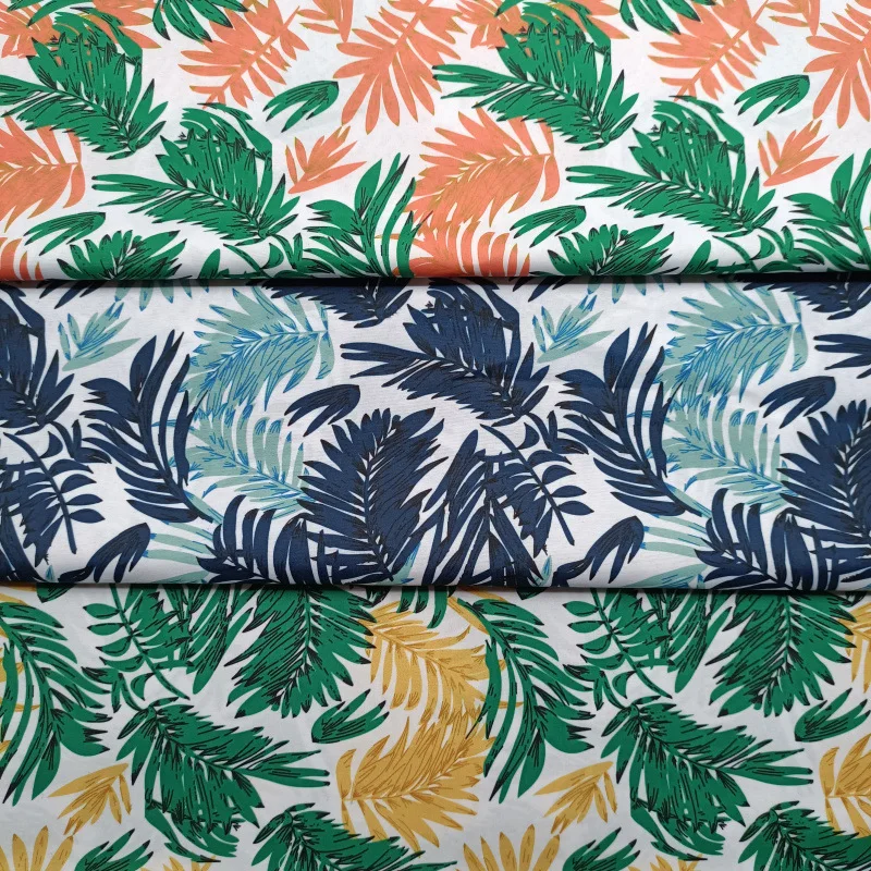 Hot Sales 100% Rayon Viscose Fabric Woven Hawaiian Tropical Design Print for Summer Shirts & Dresses for Lining & Garments - 图片 3