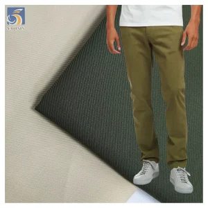 A2206 300gsm Heavyweight Thickened 16*10 100% Cotton Washed 1/3 Twill Fabric Super Soft Cotton Fabric