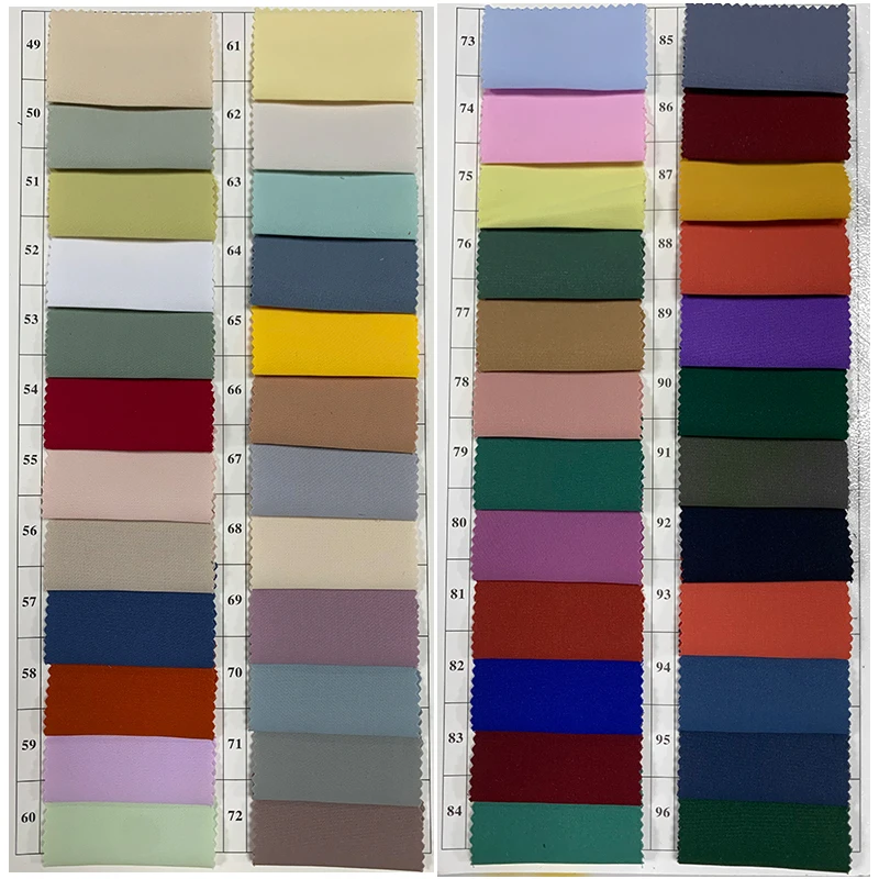 YX868 Matte Satin Fabric Drape Polyester Smooth Women's Dress Fashion Fabric Middle East Robe Fabric - 图片 5