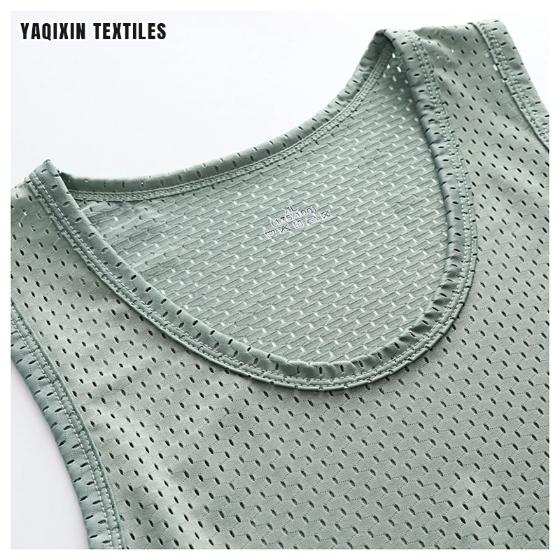 Cheap Polyester Spandex Stretch Mesh Fabric 180gsm Knitted Elastic Breathable Sportswear Basketball Mesh Vest Fabric - 图片 6