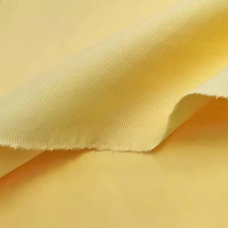 A2060 Hot 125gsm Yellow Washed Fine-Twill Thailand 100% Cotton Fabric for Children's Clothing - 图片 6