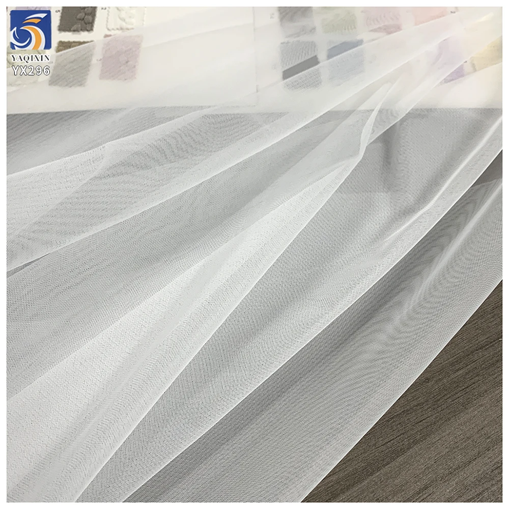 YX296 High Quality Lightweight 100% Polyester 30D Soft Tulle Mesh Fabric for Kids' Wedding Dresses and Garments for Girls - 图片 6