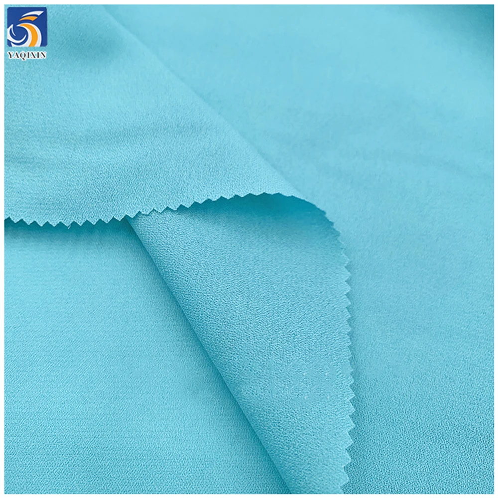 YX2132 New 120gsm Polyester Bubble Chiffon Korean Moss Crepe Fabric Hijab Dress Dubai Chiffon Fabric - 图片 6
