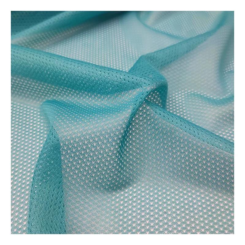 YDM006 Wholesale 50D Polyester Warp Knitting Breathable Sports Mesh Fabric for Summer Clothing Sportswear Fabric - 图片 5