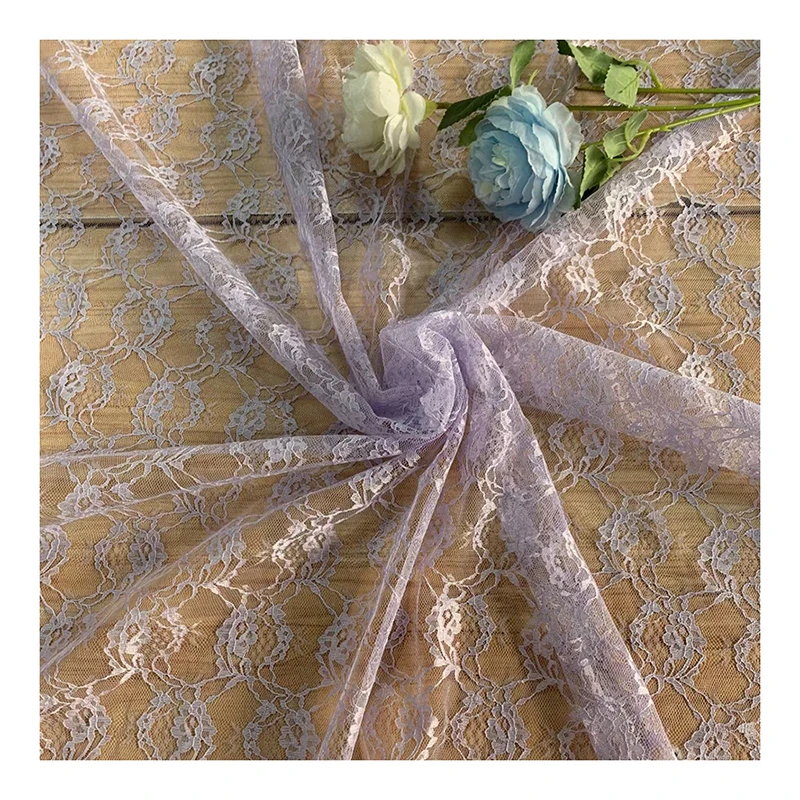 LST008 Factory Online Wholesale Beautiful Swiss Lace Fabric for Underwear/Clothing/Dress - 图片 4
